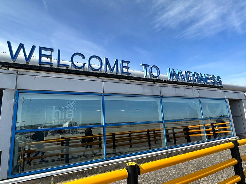 A sign saying "Welcome to Inverness"