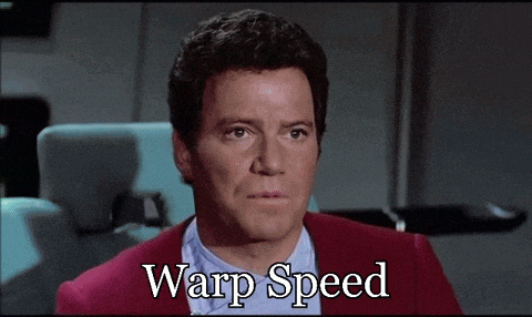 Warp Speed! with Captain Kirk