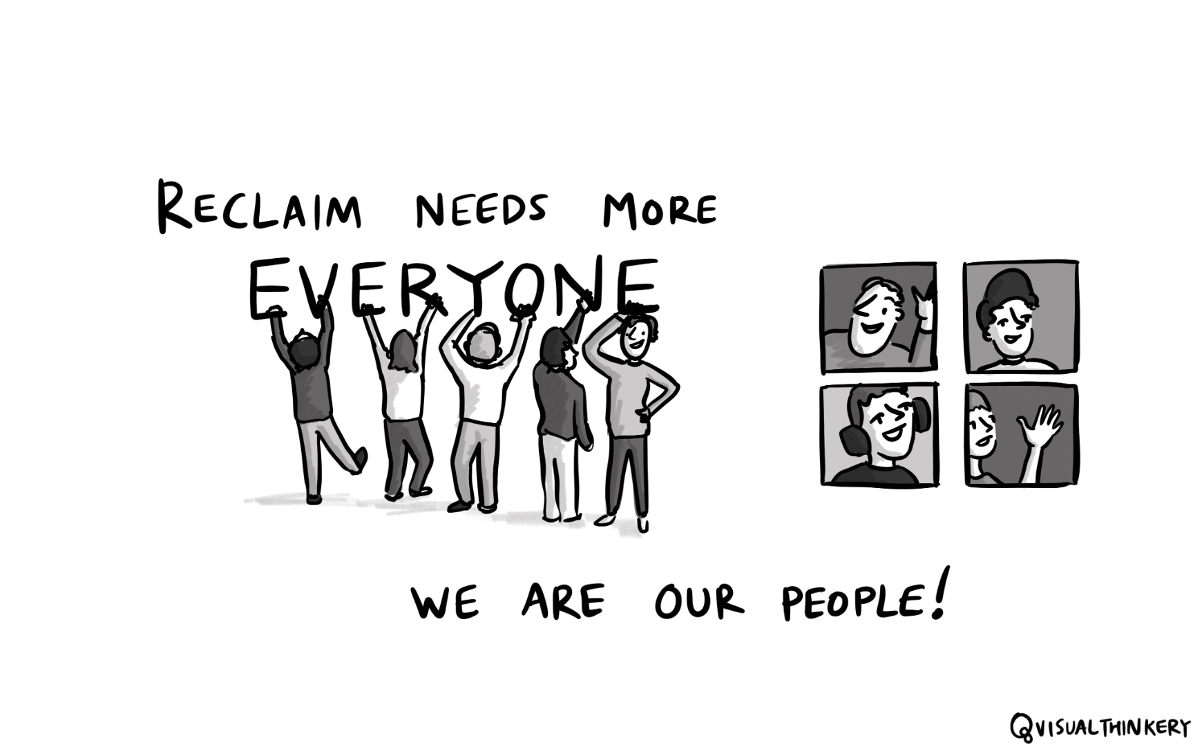 Reclaim needs more everyone. We are our people!