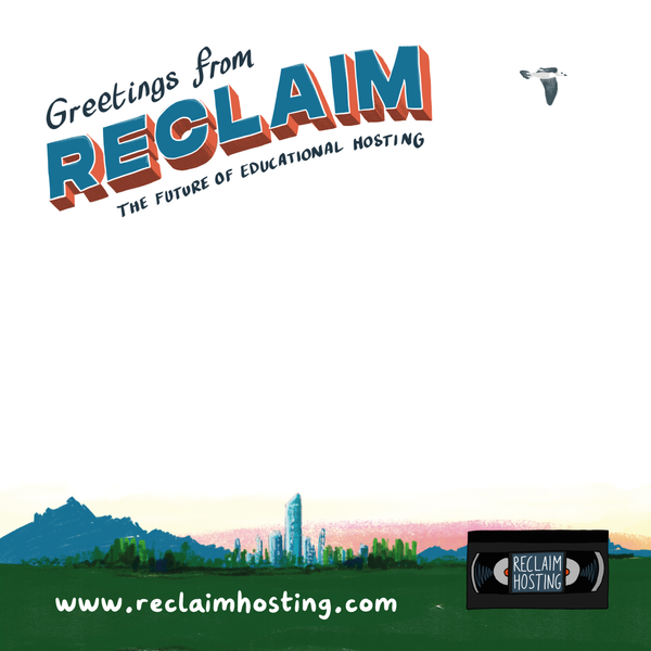 Greetings from Reclaim postcard drawing